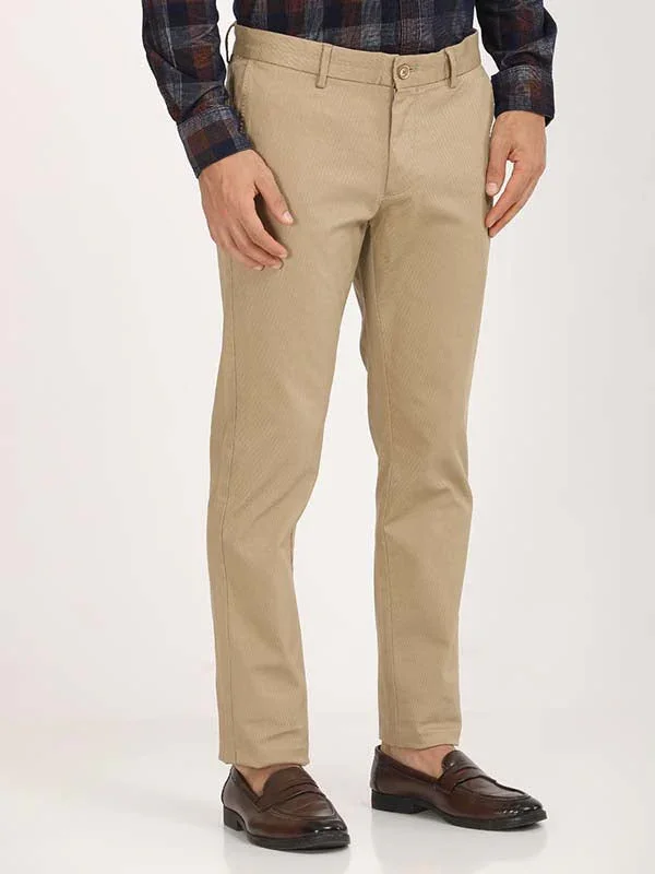 Men's Brooklyn Fit Cotton Stretch Trousers - Image 7