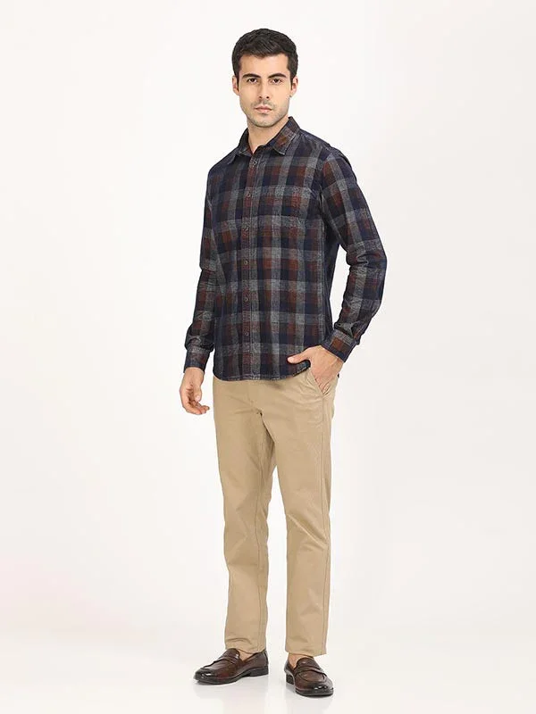 Men's Brooklyn Fit Cotton Stretch Trousers - Image 9