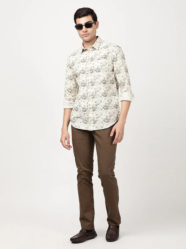 Men's Brooklyn Fit Cotton Stretch Trousers - Image 4