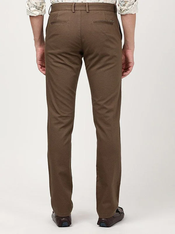 Men's Brooklyn Fit Cotton Stretch Trousers - Image 5