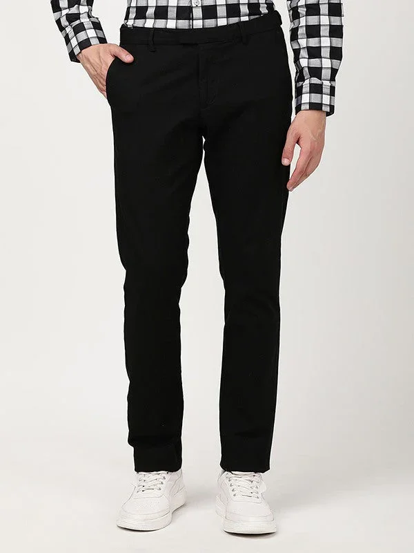 Men's Brooklyn Fit Cotton Stretch Trousers - Image 6