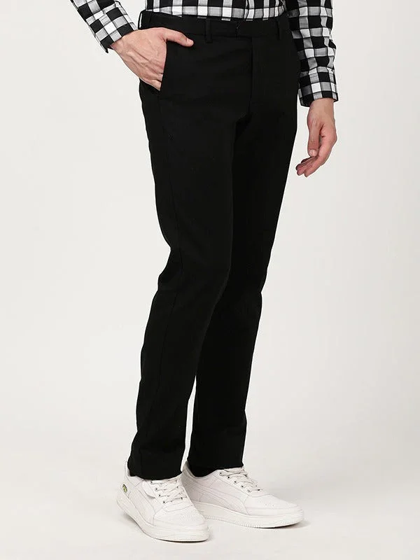 Men's Brooklyn Fit Cotton Stretch Trousers - Image 7