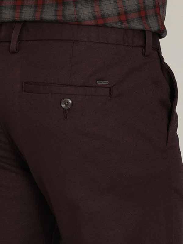 Men's Brooklyn Fit Cotton Stretch Trousers - Image 3