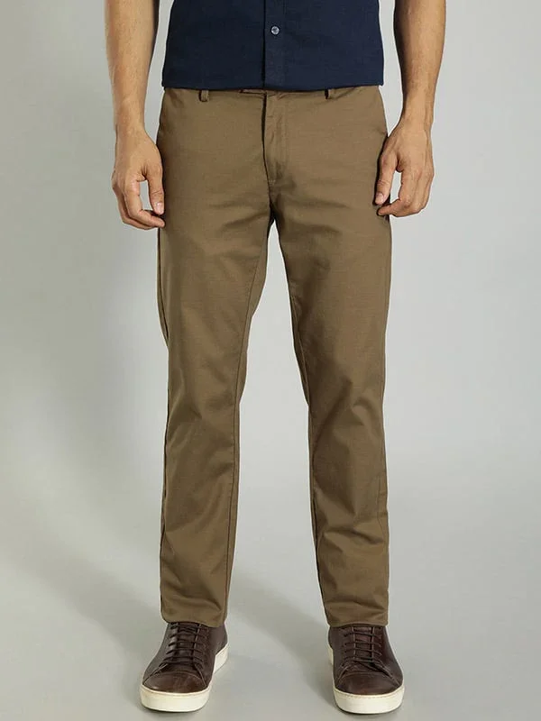 Men's Brooklyn Fit Cotton Stretch Trousers - Image 9