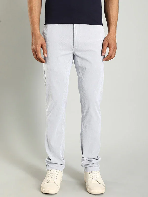 Men's Brooklyn Fit Cotton Stretch Trousers - Image 5
