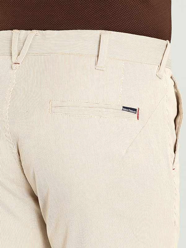 Men's Brooklyn Fit Cotton Stretch Trousers - Image 7