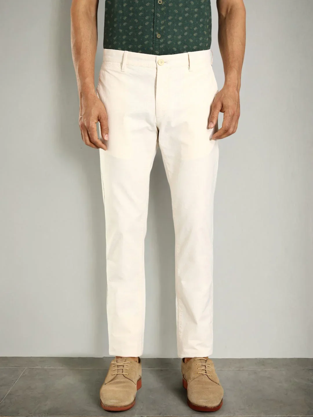 Men's Brooklyn Fit Cotton Stretch Trousers - Image 13