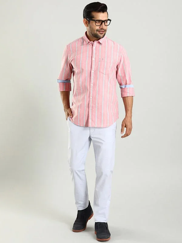 Men's Brooklyn Fit Cotton Stretch Trousers - Image 4
