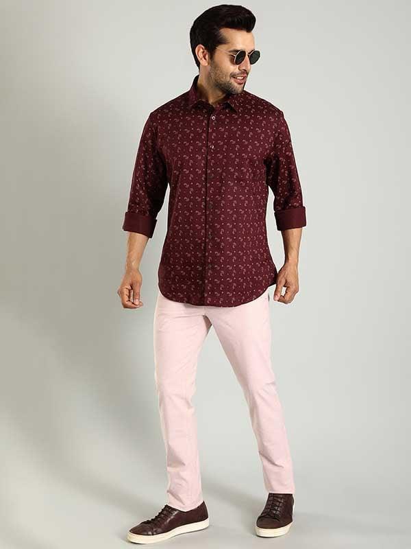 Men's Brooklyn Fit Cotton Stretch Trousers - Image 8