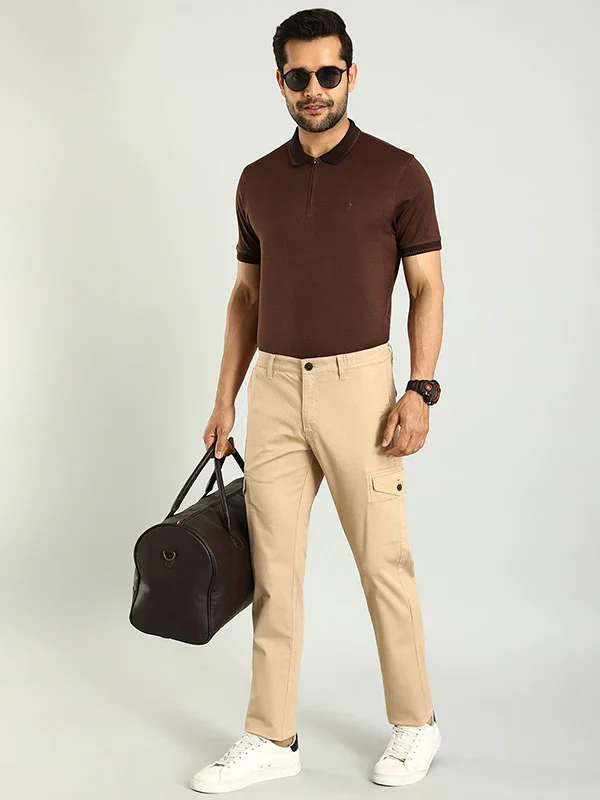 Men's Brooklyn Fit Cotton Stretch Trousers - Image 13