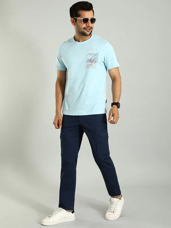 Men's Brooklyn Fit Cotton Stretch Trousers - Image 4
