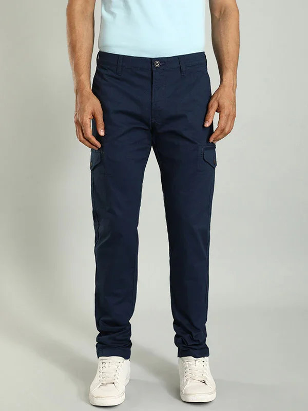 Men's Brooklyn Fit Cotton Stretch Trousers - Image 5
