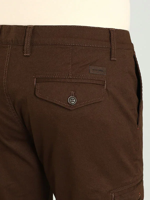 Men's Brooklyn Fit Cotton Stretch Trousers - Image 8