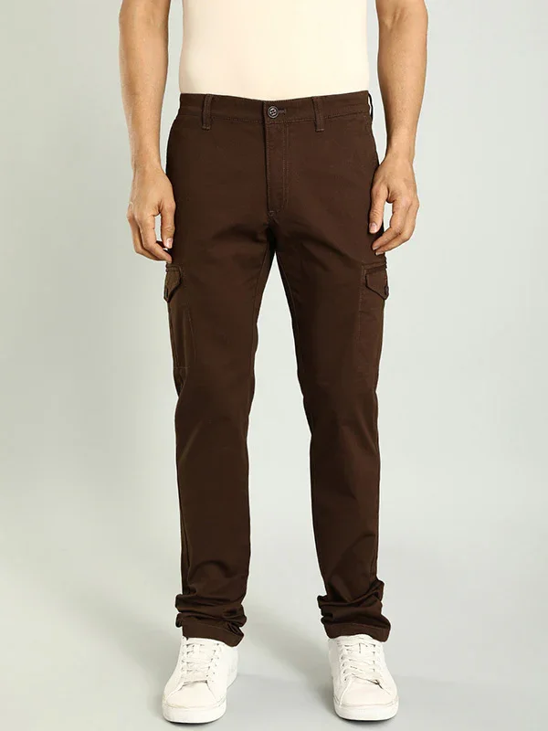 Men's Brooklyn Fit Cotton Stretch Trousers - Image 9