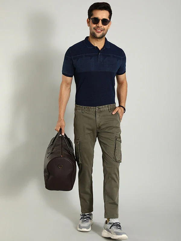 Men's Brooklyn Fit Cotton Stretch Trousers - Image 8