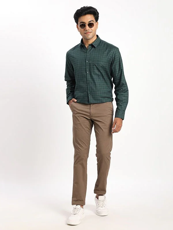 Men's Brooklyn Fit Cotton Stretch Trousers - Image 5