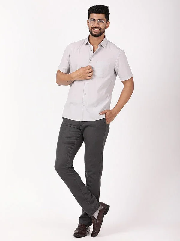 Men's Brooklyn Fit Cotton Stretch Trousers - Image 10