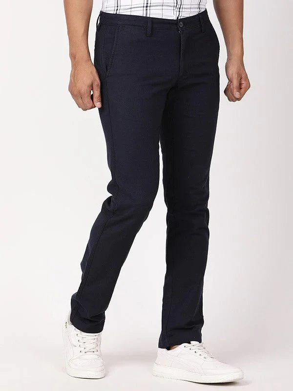 Men's Brooklyn Fit Cotton Stretch Trousers - Image 12