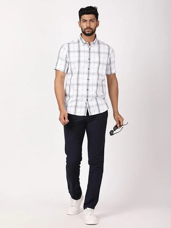 Men's Brooklyn Fit Cotton Stretch Trousers - Image 15