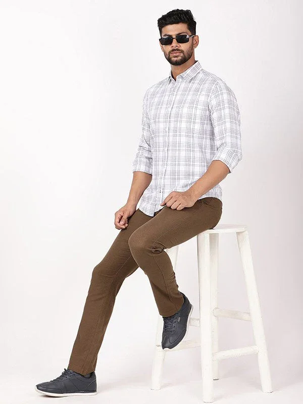 Men's Brooklyn Fit Cotton Stretch Trousers - Image 20