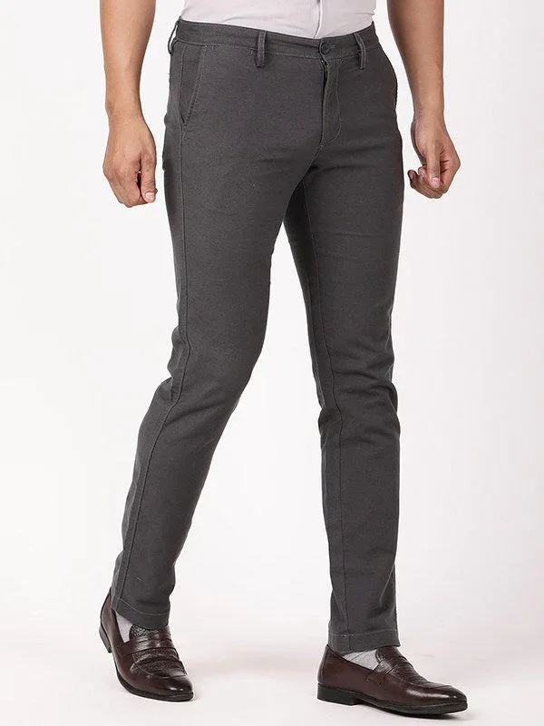 Men's Brooklyn Fit Cotton Stretch Trousers - Image 7