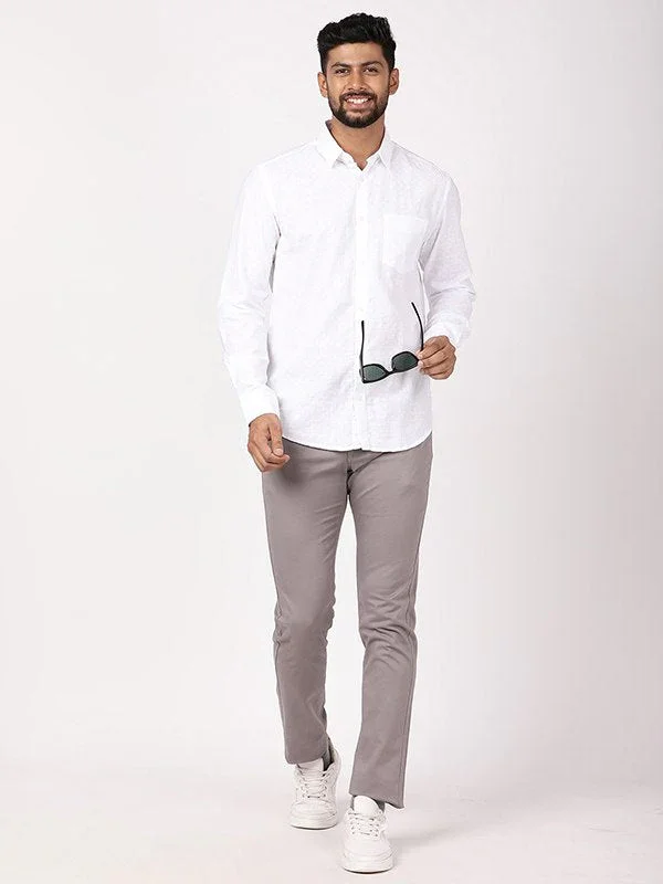 Men's Brooklyn Fit Cotton Stretch Trousers - Image 15