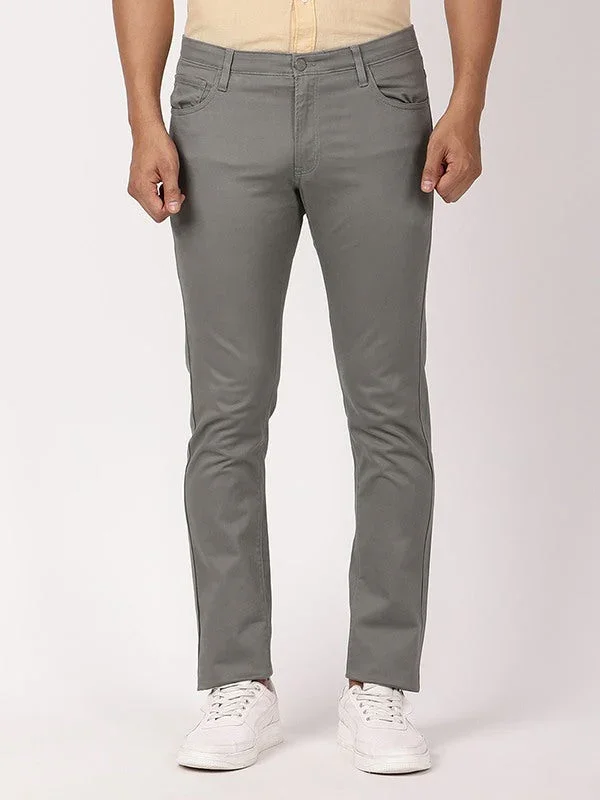 Men's Brooklyn Fit Cotton Stretch Trousers - Image 6