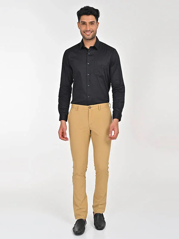 Men's Brooklyn Fit Cotton Stretch Trousers - Image 12