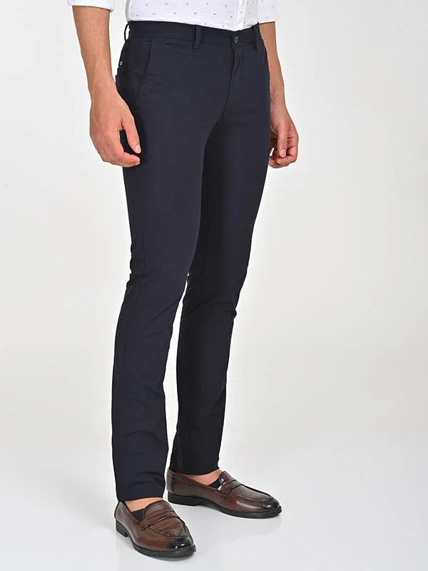 Men's Brooklyn Fit Cotton Stretch Trousers - Image 2
