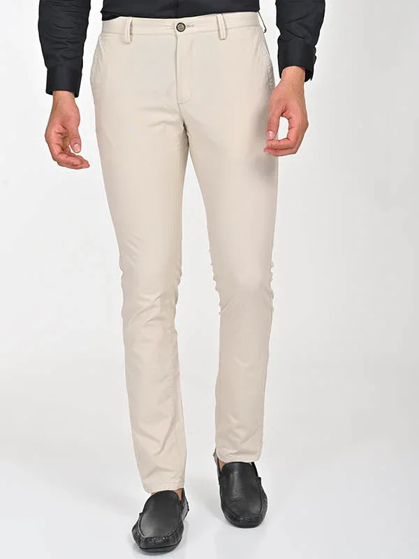 Men's Brooklyn Fit Cotton Stretch Trousers - Image 5