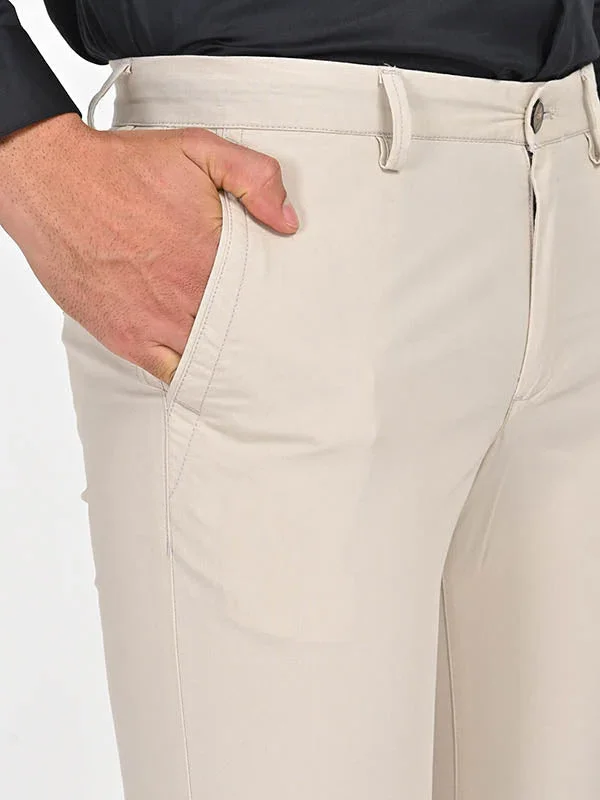Men's Brooklyn Fit Cotton Stretch Trousers - Image 7