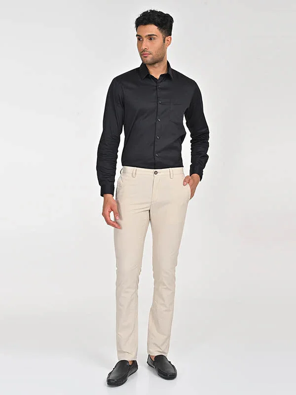 Men's Brooklyn Fit Cotton Stretch Trousers - Image 8