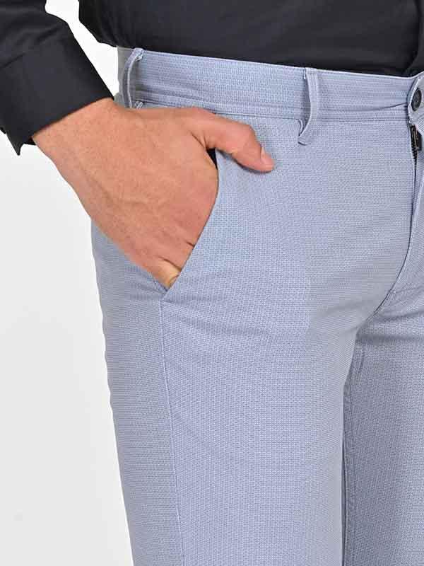 Men's Brooklyn Fit Cotton Stretch Trousers - Image 11