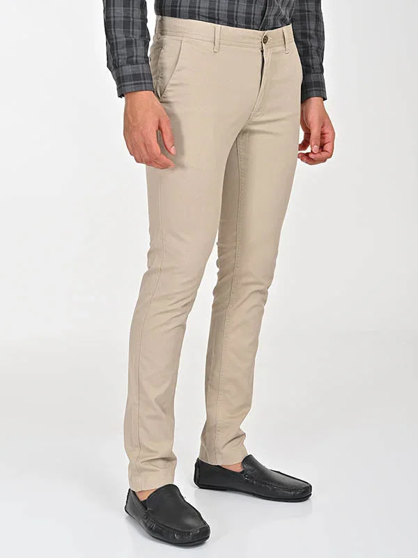 Men's Brooklyn Fit Cotton Stretch Trousers - Image 2