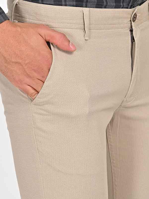 Men's Brooklyn Fit Cotton Stretch Trousers - Image 3