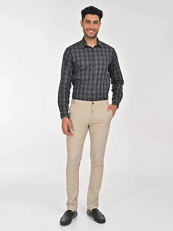 Men's Brooklyn Fit Cotton Stretch Trousers - Image 4