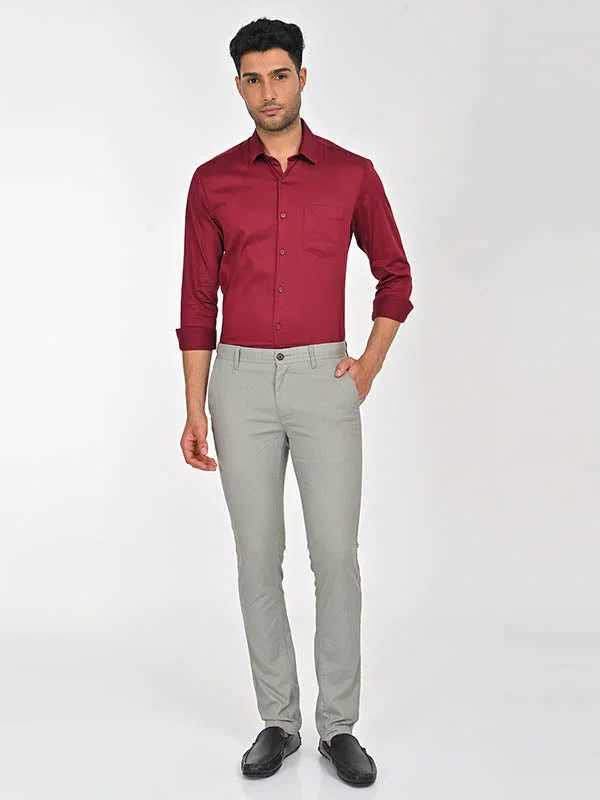 Men's Brooklyn Fit Cotton Stretch Trousers - Image 8