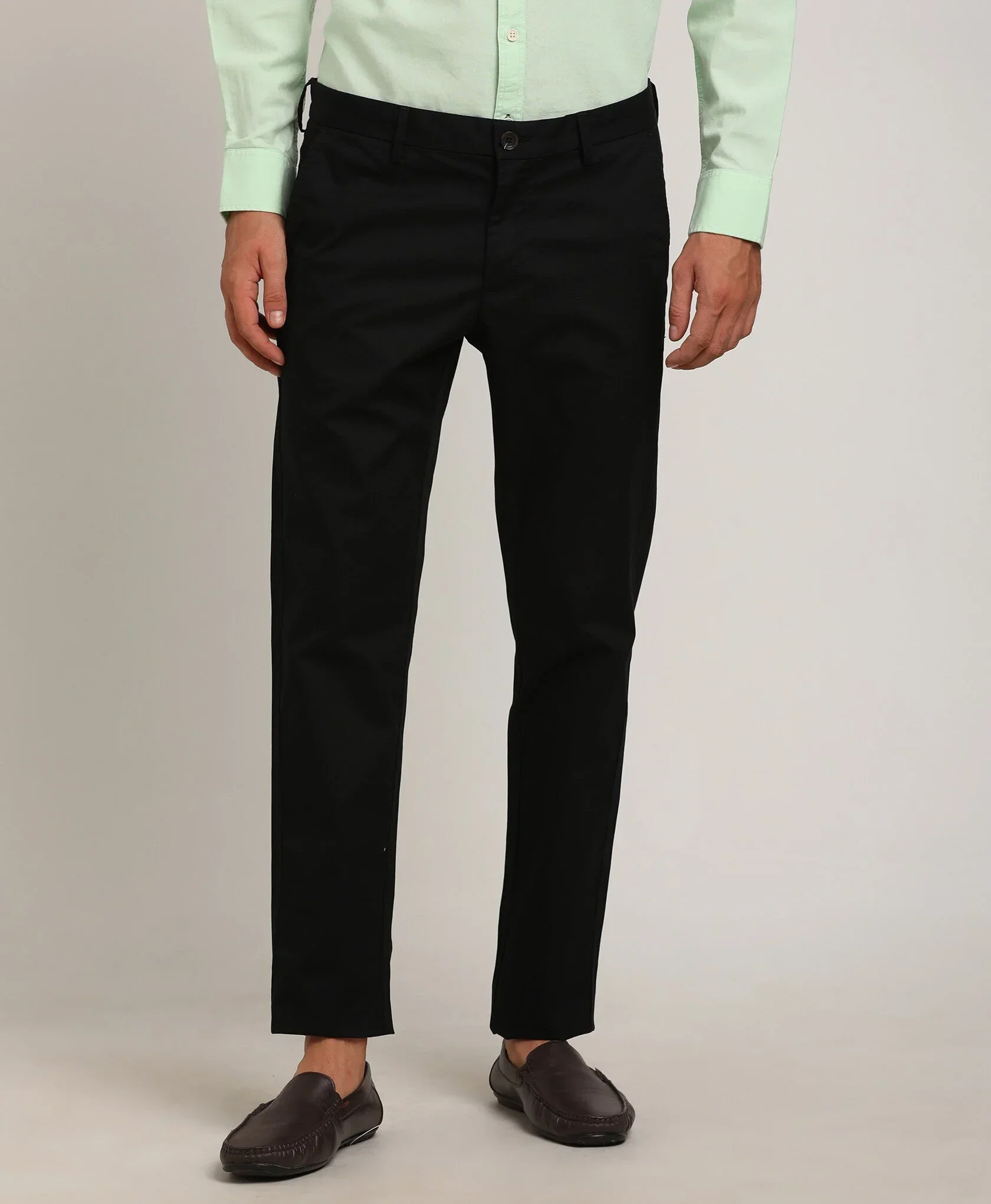 Men's Brooklyn Fit Cotton Stretch Trousers - Image 13