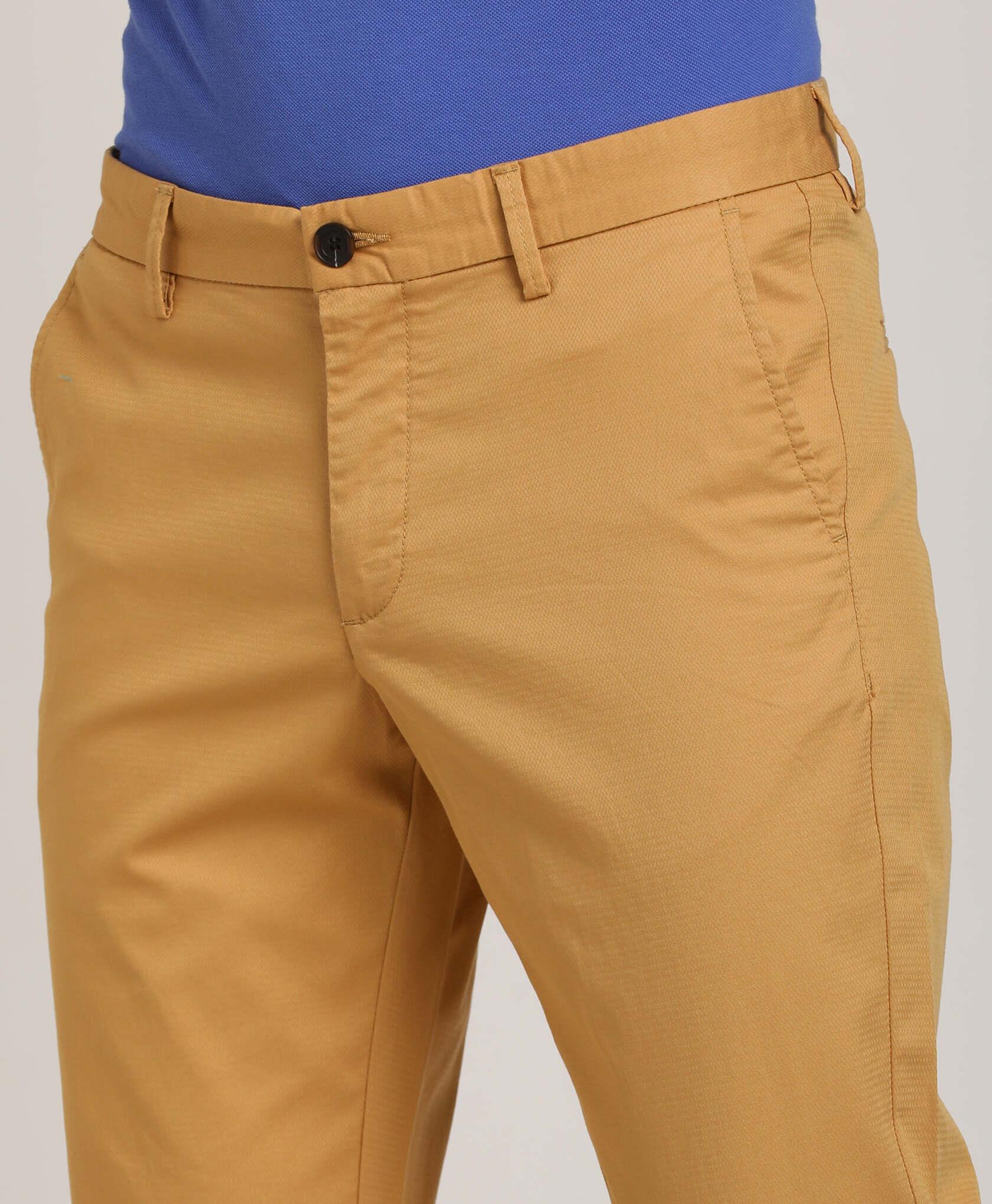 Men's Brooklyn Fit Cotton Stretch Trousers - Image 3