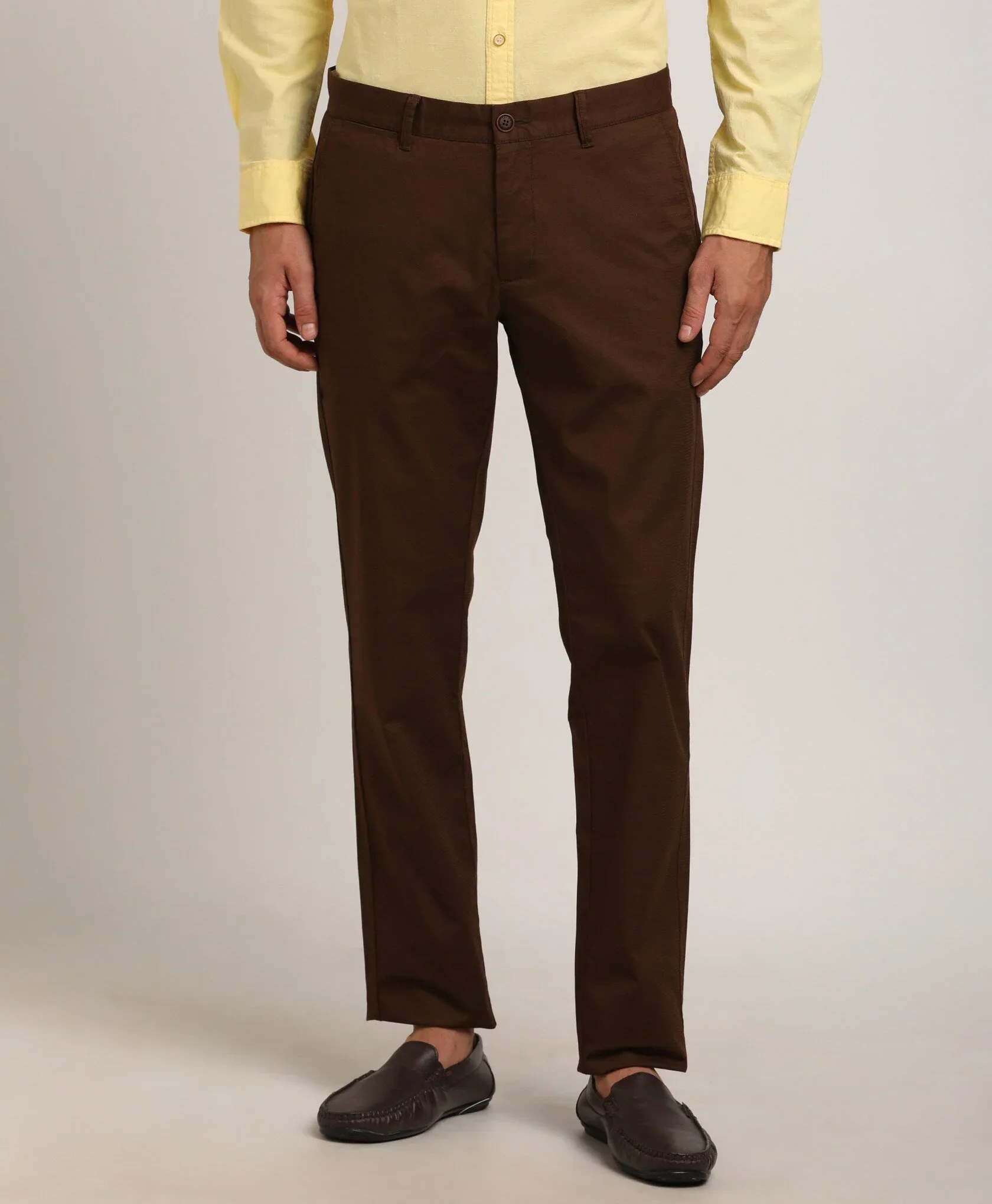 Men's Brooklyn Fit Cotton Stretch Trousers - Image 13