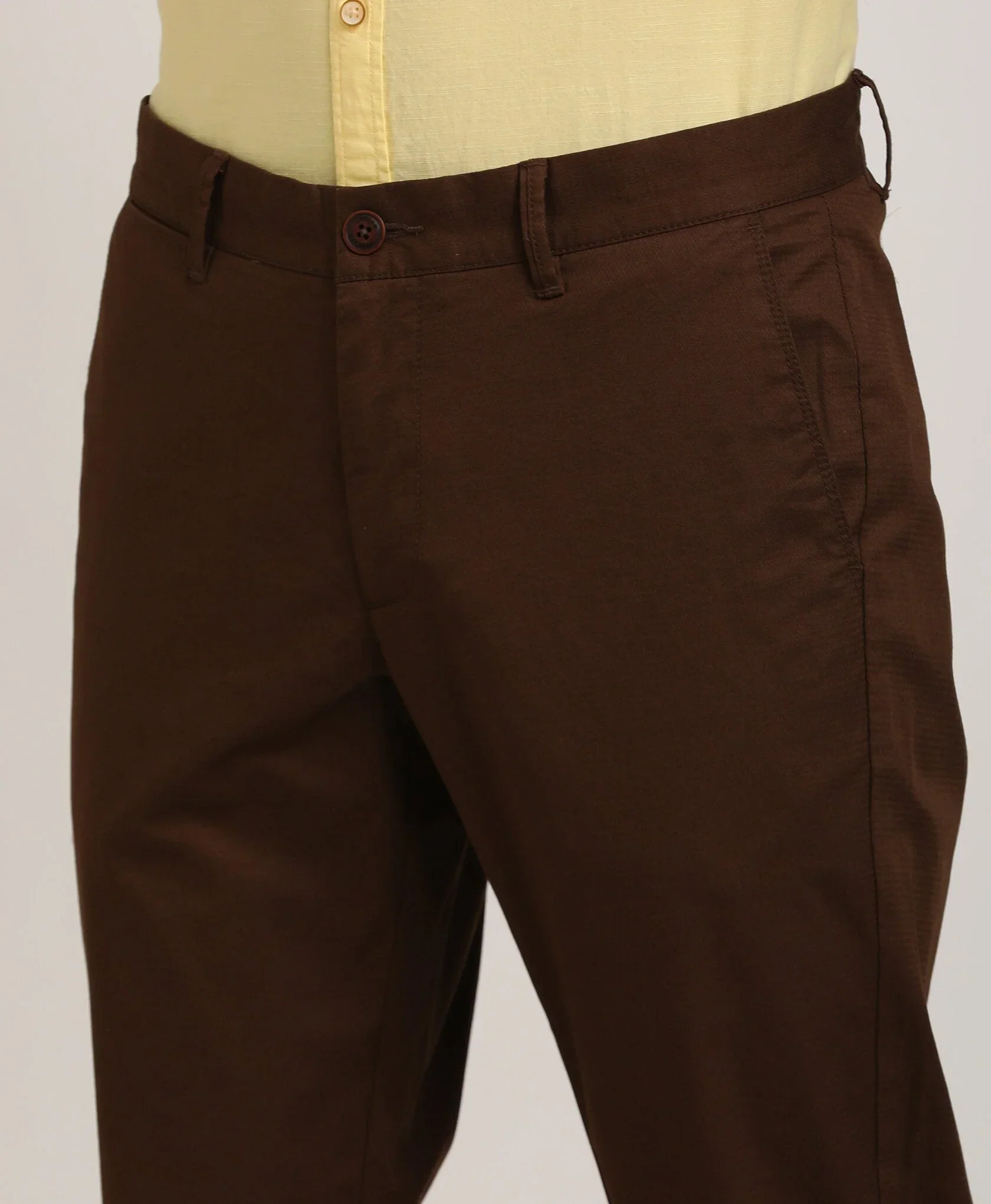 Men's Brooklyn Fit Cotton Stretch Trousers - Image 15