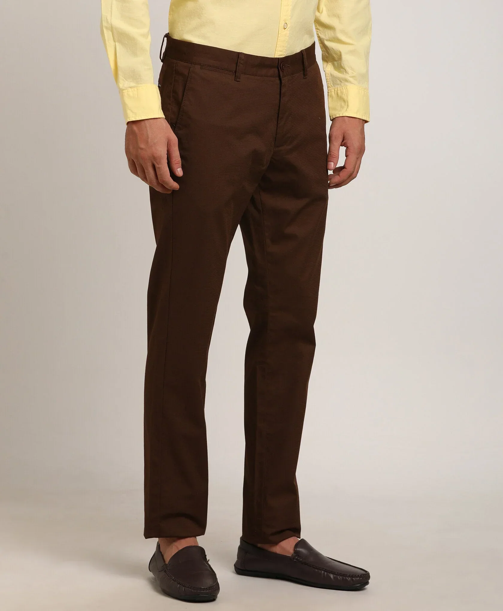 Men's Brooklyn Fit Cotton Stretch Trousers - Image 16