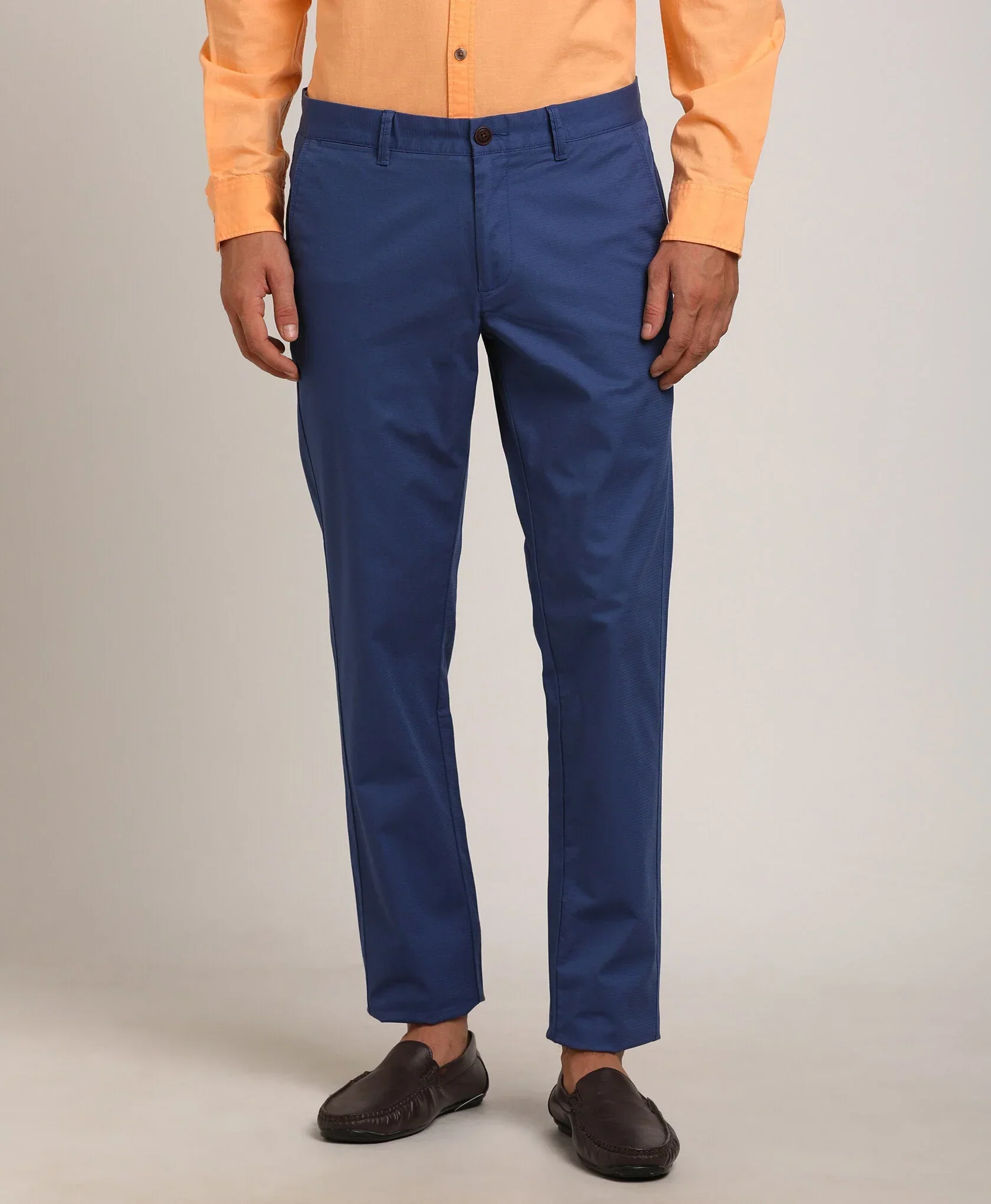 Men's Brooklyn Fit Cotton Stretch Trousers - Image 17