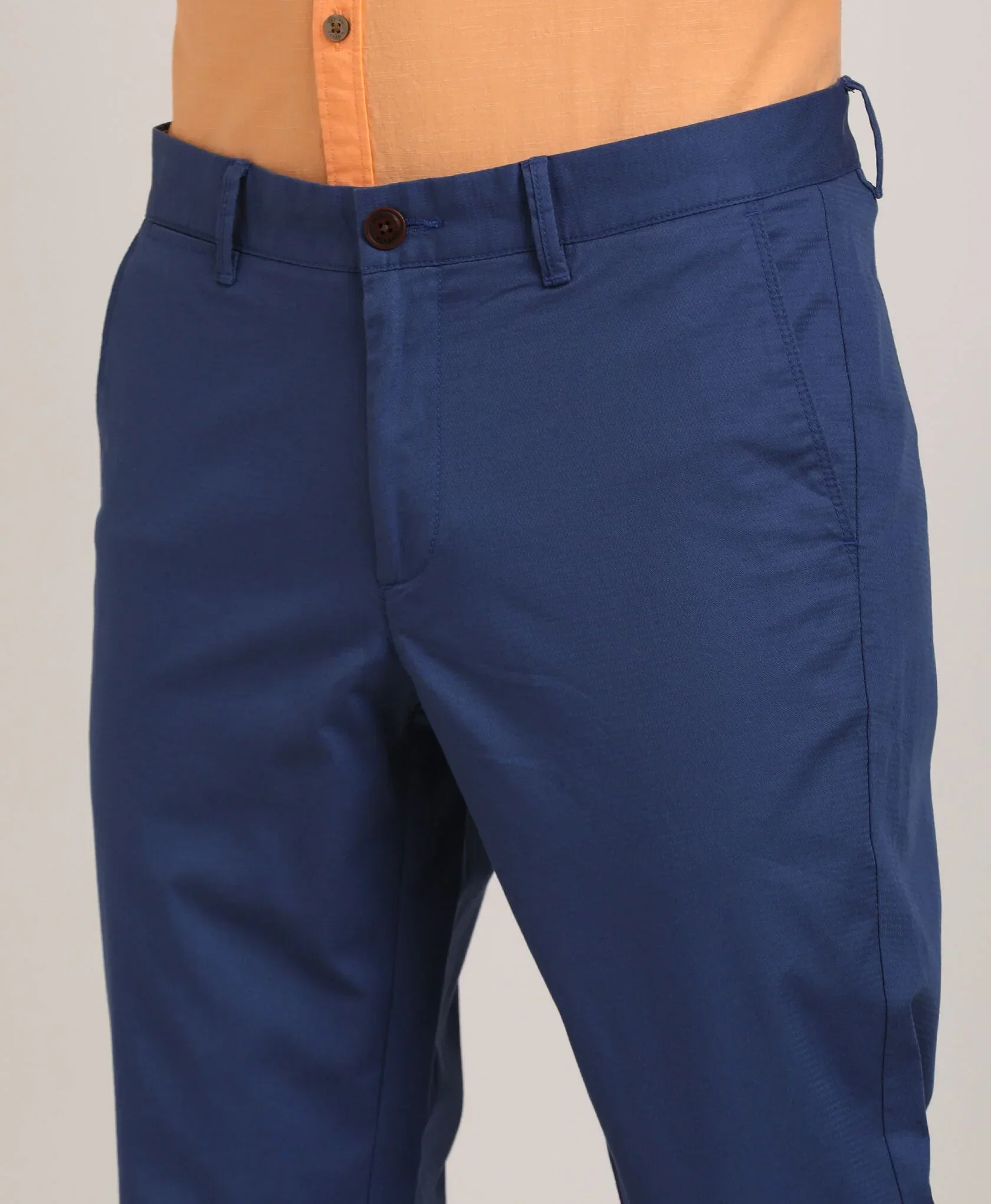 Men's Brooklyn Fit Cotton Stretch Trousers - Image 19