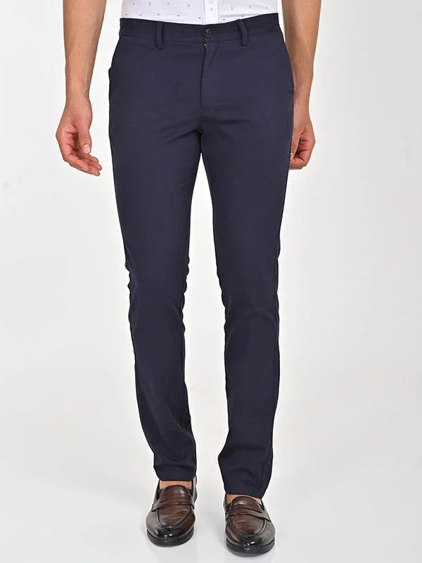 Men's Brooklyn Fit Cotton Stretch Trousers - Image 13