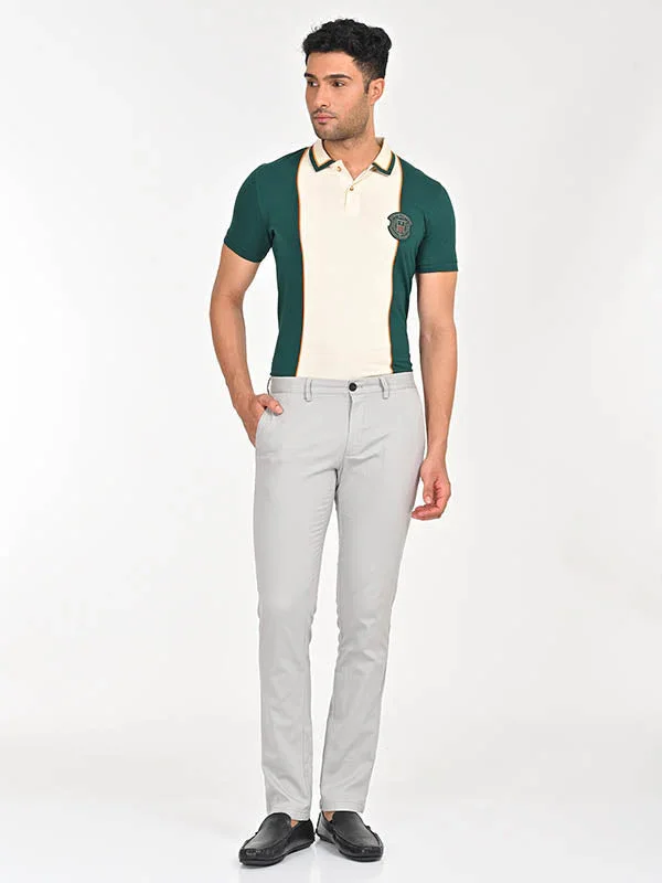 Men's Brooklyn Fit Cotton Stretch Trousers - Image 8