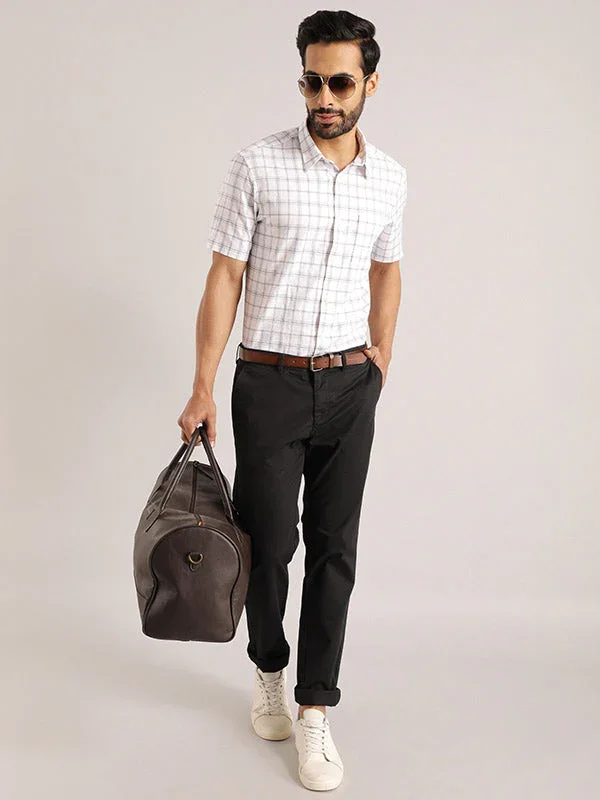 Men's Brooklyn Fit Cotton Stretch Trousers - Image 15