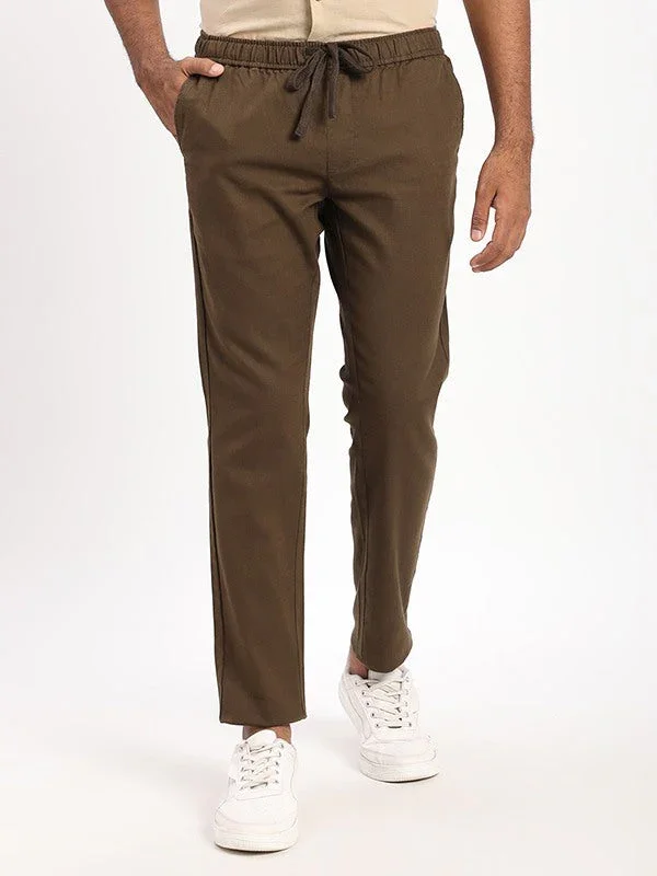 Men's Brooklyn Fit Cotton Stretch Trousers