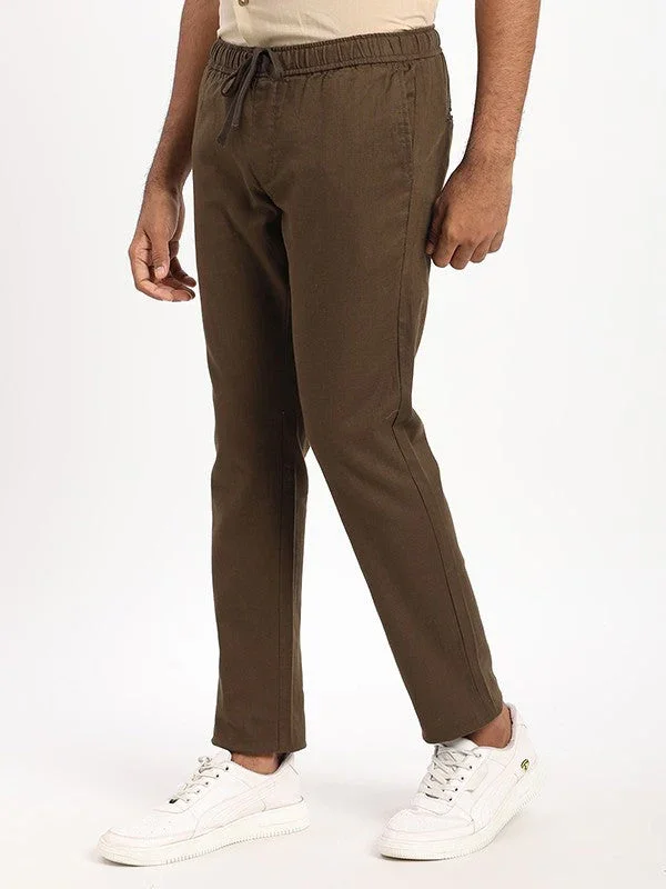 Men's Brooklyn Fit Cotton Stretch Trousers - Image 2