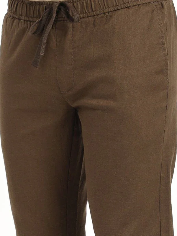 Men's Brooklyn Fit Cotton Stretch Trousers - Image 3